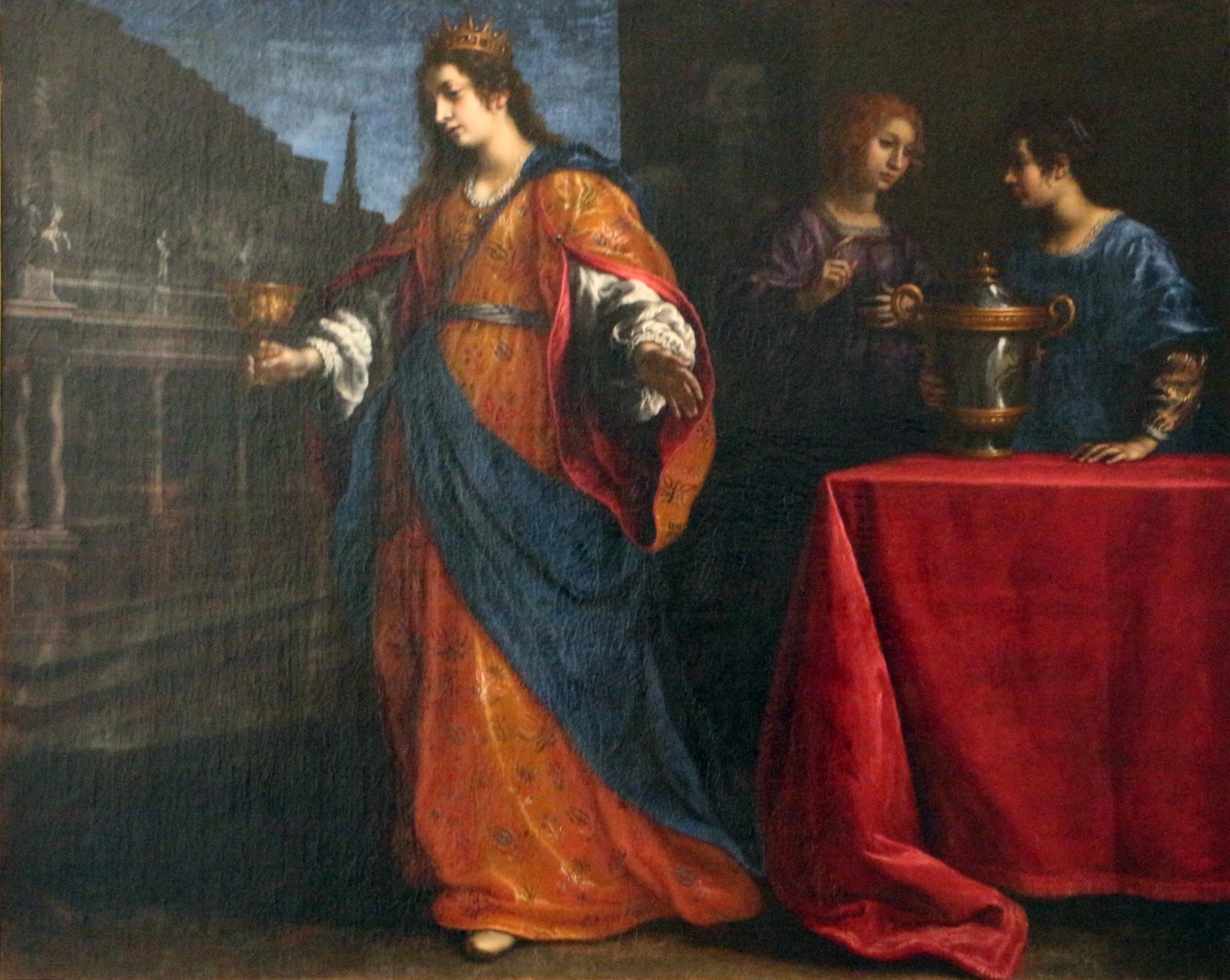 Artemisia beve le ceneri di Mausolo - Villa della Petraia, Firenze
